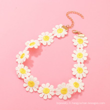 Fashion personnalisée Petite collier de fleurs fraîches fraîche